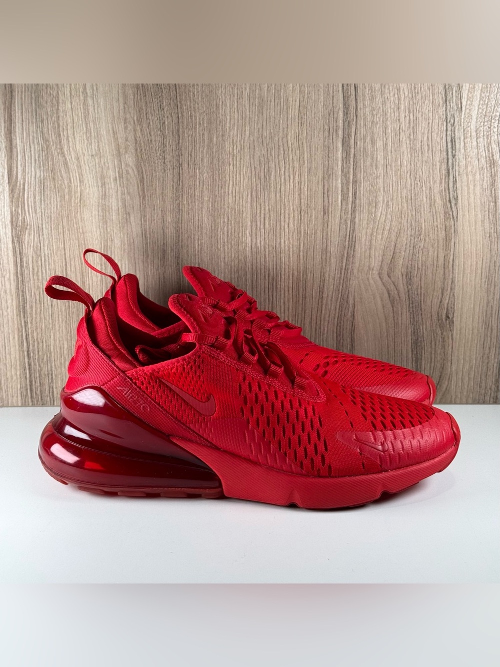 Nike Air Max 270 University Red Triple Red CV7544-600 Men’s Size 8